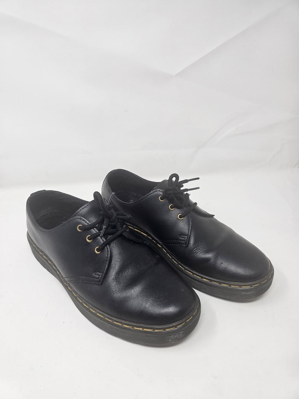 Dr. Martens Mens Black Zavalalo LA004 Leather Round Toe Oxford Shoes Size US 9 M